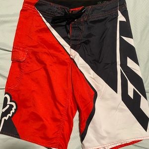 Fox racing swim trunks
